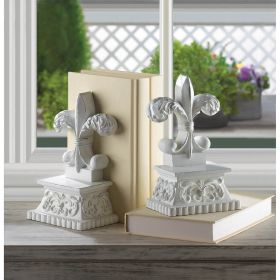 FLEUR-DE-LIS BOOKENDS