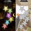 LED Colorful Solar Power Wind Chime Crystal Hummingbird Butterfly Waterproof Outdoor Windchime Solar Light for Garden outdoor - 04 - China