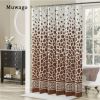 Muwago Shower Curtain With Giraffe Pattern Blackout Waterproof And Mildew Resistant Bathing Cover Aesthetic Bathroom Accessories - W72"*H72"