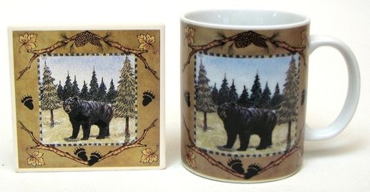 Bear Cup/Coaster Set - 0126-44271