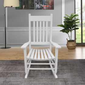 wooden porch rocker chair WHITE - as Pic