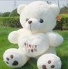 Big Size I Love You Teddy Bear Large Stuffed Plush Doll Holding LOVE Heart Plush Teddy Bear Cartoon Soft Stuffed Doll Kids Toy - 50cm - white