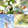 1pc Hummingbird Stained Glass Sun Catcher Window Hangings Ornament Metal Craft A Lovely Gift For Your Family - A