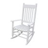 wooden porch rocker chair WHITE - as Pic