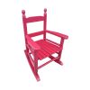 Children's rocking rose red chair- Indoor or Outdoor -Suitable for kids-Durable - as Pic