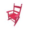 Children's rocking rose red chair- Indoor or Outdoor -Suitable for kids-Durable - as Pic