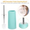 Bathroom Accessories Set 6 Pcs Bathroom Set Ensemble Complete Soap Dispenser Toothbrush Holder - Aqua