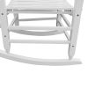 wooden porch rocker chair WHITE - as Pic