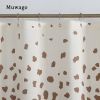 Muwago Shower Curtain With Giraffe Pattern Blackout Waterproof And Mildew Resistant Bathing Cover Aesthetic Bathroom Accessories - W78"*H78"