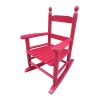 Children's rocking rose red chair- Indoor or Outdoor -Suitable for kids-Durable - as Pic