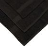 Basic Solid 18-Piece Bath Towel Set Collection - Black