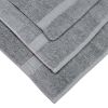 Basic Solid 18-Piece Bath Towel Set Collection - School Grey