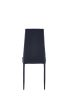 Dining chair set for 4  - Black