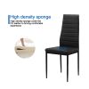 Dining chair set for 4  - Black