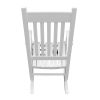 wooden porch rocker chair WHITE - as Pic