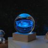 Cosmos Series Crystal Ball Night Lights; Milky Way; Moon; Desktop Bedroom Small Ornaments; Creative Valentine's Day Gifts Birthday Gifts - Reindeer