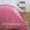 Warm Polar Fleece Blanket Throw Lightweight Soft for Sofa Bed Bedspread Pets Camping Plain Fuchsia 50x60 inch - Dreamscene