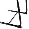 Adjustable TV Tray Table with Cup Holder;  Folding TV Dinner Table with 6 Height and 3 Tilt Angle Adjustments - Black2