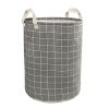 Large Foldable Storage Laundry Hamper Clothes Basket Washing Bag Bin Organizer - Gray