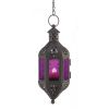 Mystical Fairy Purple Hanging Candle Holder Lantern