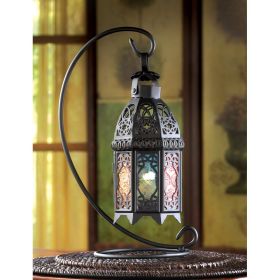 Rainbow Moroccan Stand Lantern