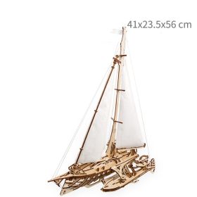 Wooden jewelry box (Option: Trimaran)